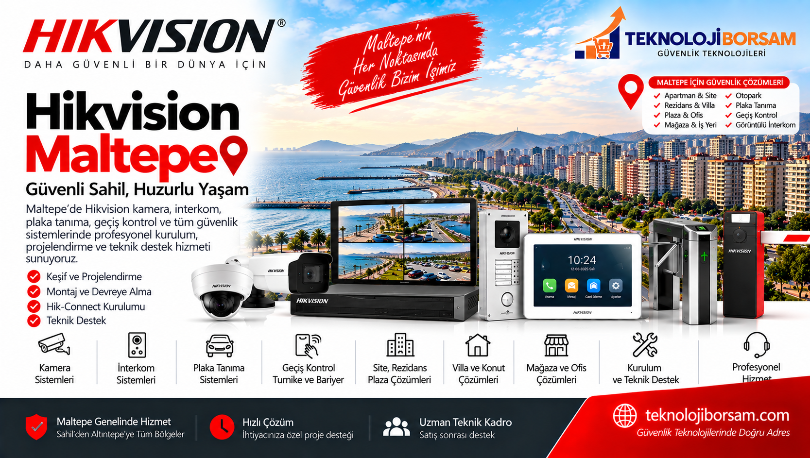 Hikvision Maltepe | Kamera ve Güvenlik Sistemleri Kurulumu